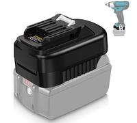 Adaptador para herramientas Makita de 12 V, para Makita 18 V LXT batería Convertir a para Makita 12 V Max CXT batería de iones de litio BL1021B BL1016, para Makita 12 V batería eléctrica