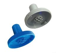 Adaptador para Intex para conector colador de piscina, se adapta a 1 filtro de 25 pulgadas (gris + azul)