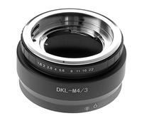 Adaptador para Lente Voigtlander Retina DKL a Micro 4/3 M4/3 Panasonic GH3 G2 GH4 GH5 GH5s GX7 G1 G7 G9 GF1 GF9 GX1 GX85 Olympus OM-D EM1 EM5 E-M10 II E-PL5/6/7/8/9