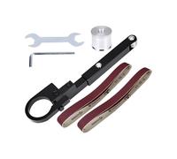 Adaptador para lijadora de correa, kit de pulido, herramienta de cinturón de lijado, mini convertidor de amoladora angular, fijación para carpintería, lazo de metal, afilado de investigación