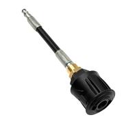 Adaptador para limpiador de alta presión Bosch Nilfisk Stihl rosca hembra a rosca exterior Lavor - Manguera flexible - 20 cm - 180 bar - Conector adaptador para manguera de alta presión y accesorios