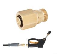 Adaptador para limpiadora de alta presión para Kärcher, acoplamiento rápido de latón macizo de 1/4 pulgadas, acoplamiento rápido de latón macizo para mangueras de jardín, conector de manguera de agua