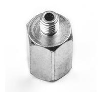 Adaptador para m10 a m14 amoladora angular pulidora de rosca convertidor de interfaz de taladro de metal plateado para m10 x 0,5 mm a m14 x 2,0 mm accesorio de herramienta eléctrica (para m14 a para