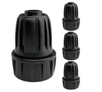 Adaptador Para Manguera De Jardín - 4 Piezas Diseño De Púas De Bloqueo Seguro A Prueba De Fugas | Partes Del De | Para Parques Patios Terrazas Al Aire Libre Comercial Balcón