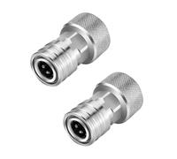 Adaptador para manguera de jardín a limpiadora de alta presión, 3/4 pulgadas de peso a 1/4 pulgadas Quick Connect de acero inoxidable, accesorio de alta presión, conector de manguera, convertidor para