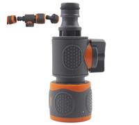 Adaptador Para Manguera De Jardín | Válvula De Cierre Con Acoplamiento,Adaptador Rápido De Manguera Para Riego De Flores, Jardinería Y Limpieza Doméstica