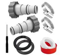 Adaptador Para Manguera De Piscina | Adaptador De Bomba De Piscina De 32 Mm A 38 Mm | Recambio Para Drenaje Retrolavado Calentador Fuente De Natación