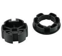 Adaptador para motor tubular de toldo, 78 - 80 mm, con ojiva, casquillo rectangular de 10 x 15 mm.