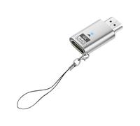 Adaptador para pantalla Dongle, adaptador multimedia sin retrasos | Receptor de streaming de medios, compatible con portátiles, ordenadores personales, tabletas, proyectores y