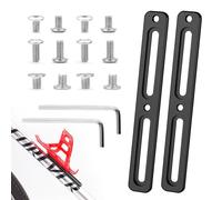 Adaptador para portabotellas de bicicleta, 2 unidades, soporte para botellas, botella de bicicleta, base de montaje en rueda B, soporte ajustable para jaulas pequeñas geometrías de cuadro para MTB