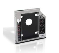 ADAPTADOR PARA PORTATIL AISENS PARA SUSTITUIR DVD DE 12.75MM POR HD SSD DE 2.5 SATA INCLUYE TORNILLOS DE MONTAJE A129-0152