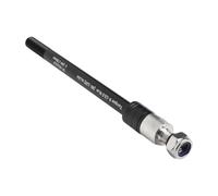 Adaptador para remolque de bicicleta, eje de remolque, M12 x P1.0, 215 mm, compatible con bicicletas de montaña y modelos similares, color negro, 1 unidad
