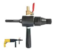 Adaptador para taladro de agua - Biela para eléctrico, convertidor de torsión resistente, material metálico sólido, estructura de fácil instalación, control de flujo confiable | Herramienta d