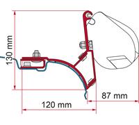 Adaptador para toldo de techo kit vw t5 / t6 multivan fiamma