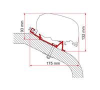 Adaptador para toldo f80 / f65 450 cm lmc - tec fiamma