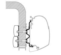Adaptador para toldo serie 5 4,5m m hymercamp (modelos hasta 2011) thule