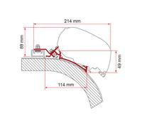 Adaptador para toldos f80 / f65 400 cm adapter rapido distinction fiamma