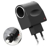 Adaptador para toma de mechero de cigarrillos 220V12V, enchufe europeo, adaptador de corriente para dispositivos de coche como mini enfria