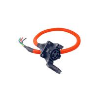 Adaptador para vehículo eléctrico 32 A SAE J1772, toma de carga de CA con fuelle