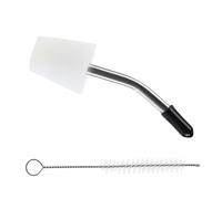 Adaptador Para Vertido De | Pico Alargado Para - Cubierta Cónica Térmica De 1.5-1.78 cm Con Cepillo Limpiador Para Chocolate Caliente Y Bebidas