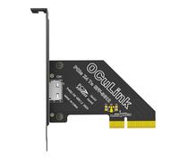 Adaptador PCI-E 4X 4.0 a Oculink SFF-8611/8612 con Soporte de Perfil Largo