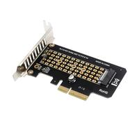Adaptador PCIE 16X a NVME M Key PCIE a NVME M-Key para mejorar el rendimiento de almacenamiento en escritorios NVME SSDs Adapter