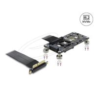 Adaptador PCIe 3.0 x4 a M.2 Key M Delock RGB con Lüfter