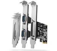 Adaptador PCIe AXAGON PCEA-PSN con 1x Puerto Paralelo + 2x Puerto Serie - Chipset ASIX AX99100