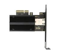 Adaptador PCIe de un Solo Puerto 10G, Tarjeta de Red PCIE de 10 GB, Adaptador de Red 10G PCIE 4X 8X 16X con un Solo Puerto, Adaptador convergente Ethernet AQC113C