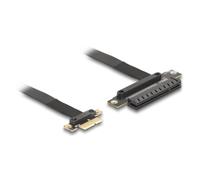 Adaptador PCIe DeLOCK 81496 Negro 0,3 m