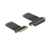 Adaptador PCIe Delock 81497 Riser Cable Flexible 30 cm Negro