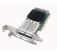 Adaptador PCIEx16 IB/Ethernet de 100 GbE doble puerto QSFP28 con chipset Mellanox ConnectX4 MCX456A-ECAT, tarjeta de servidor de red VPI EDR de 100 Gbps compatible con Windows/Linux/VMare/OFED