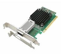 Adaptador PCIEx16 IB/Ethernet de 100 GbE HCA puerto QSFP28 único con chipset Mellanox ConnectX4 MCX455A-ECAT, tarjeta de servidor de red VPI EDR de 100 Gbps compatible con Windows/Linux/VMare/OFED