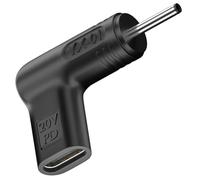 Adaptador PD USB C a CC de 100 W de 3,0 x 1,1 mm, USB C hembra a 19,5 V CC macho, tipo USB C a 3,0 x 1,1 mm, adaptador hecho para portátil Samsung Acer Series