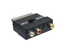 Adaptador peritelevisión color negro electro dh 37.404 8430552061167