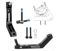Adaptador Pinza Freno Disco Aleación Aluminio 6061 CNC | Conversión FM a PM, aluminio 6061, CNC para preciso, ligero 30g, para ruta(rear 140MM)