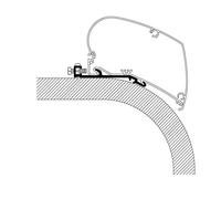 Adaptador plano para toldo omnistor 9200, 6300 y 6200 4,0 m thule
