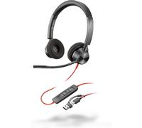 ADAPTADOR Poly Blackwire 3320 STEREO MS USB-C +USB-C/A