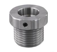 Adaptador Portaherramientas Torno 1"x8 a 1-1/2"x8 TPI | para acero inoxidable, conversión 1-1/2" a 1", incluye tornillo fijación, plano para llave, duradero