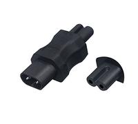 Adaptador portátil macho a hembra C7 a C8 C8 C8 C13/C8 C15/C8 C5 adaptador de cable de alimentación enchufe de transfer material ABS macho hembra enchufe