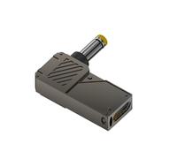 Adaptador portátil tipo C a CC PD100W con pantalla digital para plantas de energía de panel solar, carga eficiente tipo C hembra a macho
