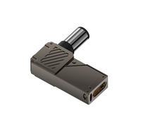 Adaptador portátil tipo C a corriente directa PD100W con pantalla digital para centrales eléctricas de panel solar, carga eficiente tipo C hembra a macho