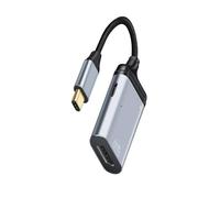 Adaptador portátil tipo C con puerto Ethernet DP1.4/MiniDP/PD100W/USB C/USB/VGA/RJ45 para conexión de red estable, adaptador USB C