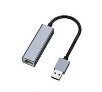 Adaptador portátil USB C a Ethernet, adaptador de red Ethernet para teléfono y tablet, conectores de Internet de alta velocidad de transferencia de 1000 Mbps