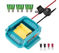 Adaptador Power Wheel,Power Wheel Adapter 18V,Convertidor de Potencia con Fuse & Switch para Coche RC, Bricolaje, Robótica, Camión RC