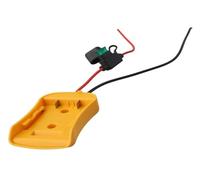 Adaptador Power-Wheels Adaptador de batería de 18 V a herramienta eléctrica for DeWalt Kit de conexión por DIY con fuente de alimentación externa for proyectos de taller(With fuse)
