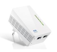 Adaptador Powerline - Proporciona conexión de Red a través del cableado eléctrico, hasta 300 Mbps de Velocidad, un Puerto ethernet, fácil instalación. #