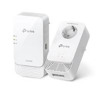 Adaptador Powerline TP-LINK PGW2445 Kit 2 adaptadores Wi-Fi 6 AX1800 2400 Mbps Enchufe integrado