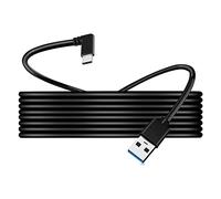 Adaptador Pro Adecuado para Oculus Link de Enlace de 10 5 gbps Transferencia de de Alta Velocidad Carga rápida de Carga USB Tipo C Adaptador USB A Tomacorriente Inverso (Black, One Size)