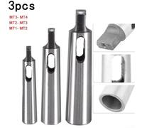Adaptador profesional de 3 piezas para cono Morse para MT1 a MT4, optimiza tu equipo de taller